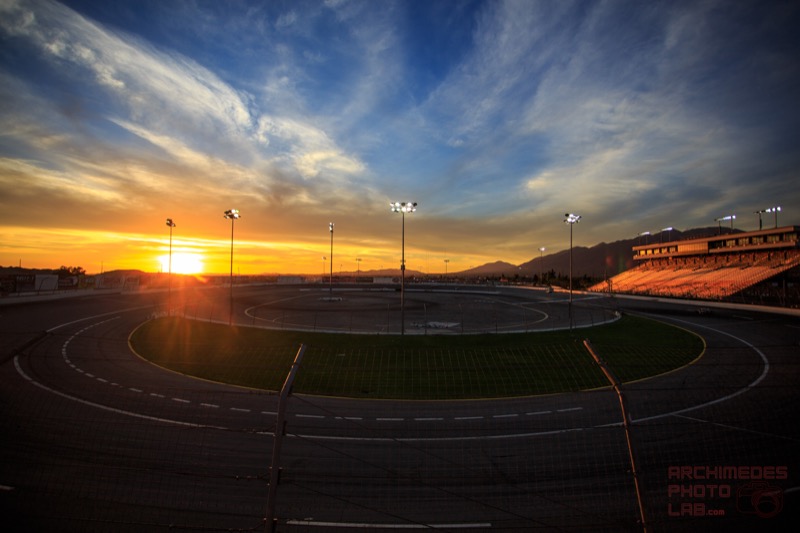 Sunset at the Track