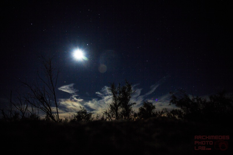 Full Moon @ a Desert Mudbath